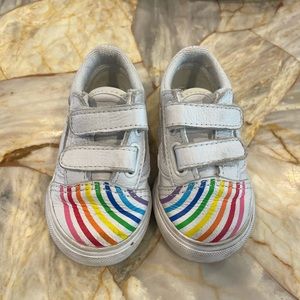 Toddler Vans Flour Shop by Amirah Kessem Size 5T